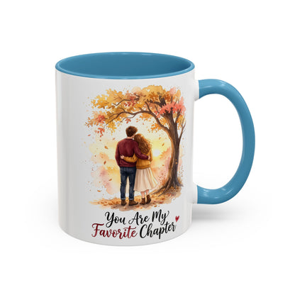 You Are My Favorite Chapter Romantic Autumn Coffee Mug