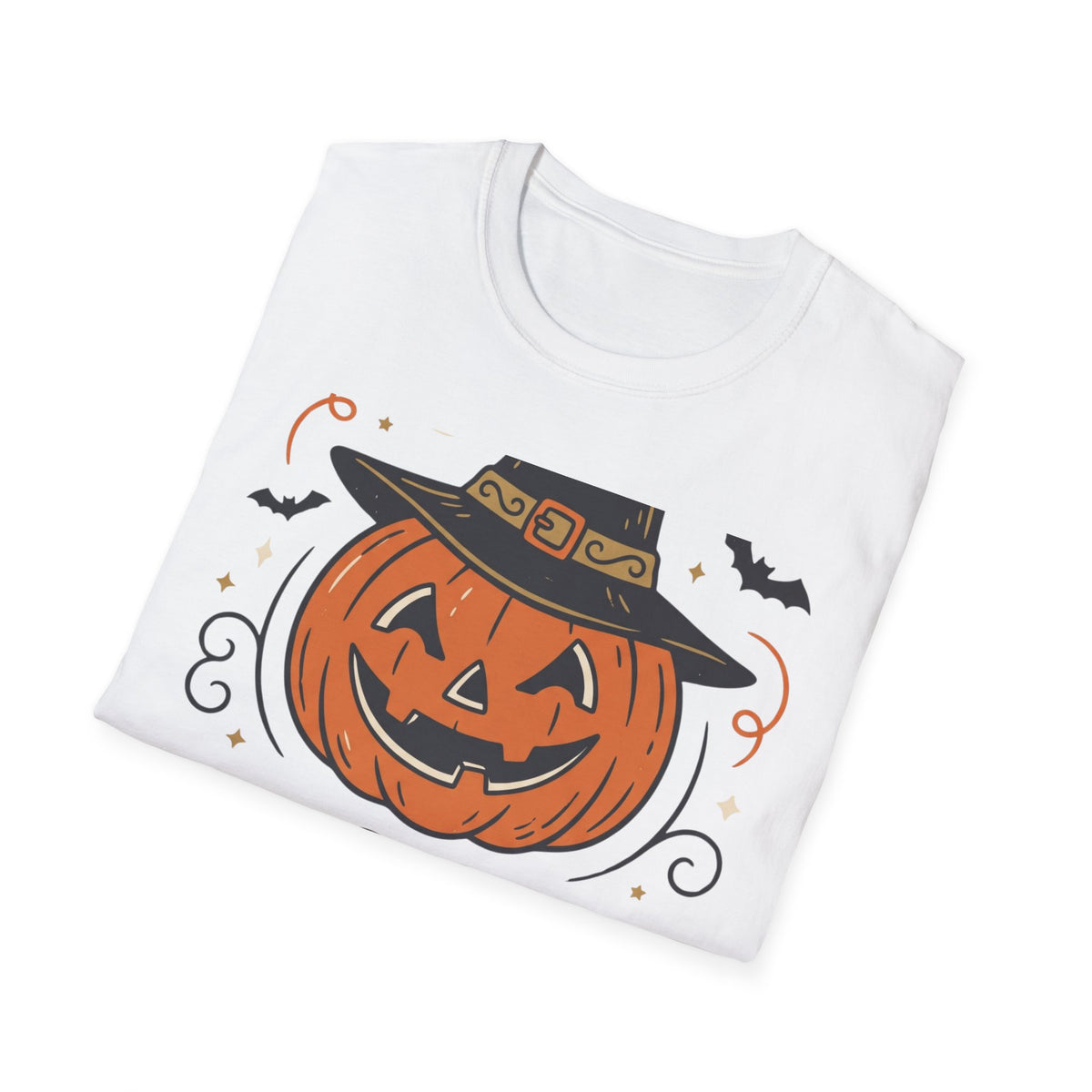Spooky Season Pumpkin Tee — Jack-O'-Lantern Graphic Halloween T-Shirt
