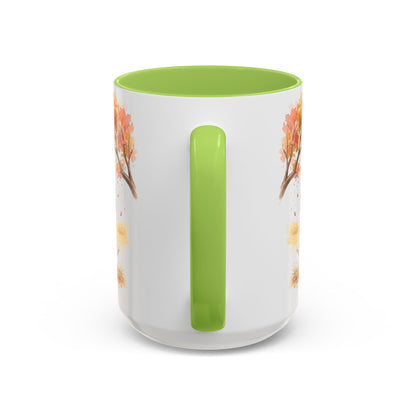 Autumn Couple Under Tree Coffee Mug