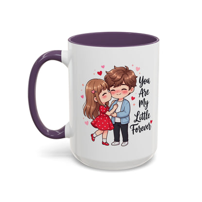 You Are My Little Forever Romantic Couple Coffee Mug
