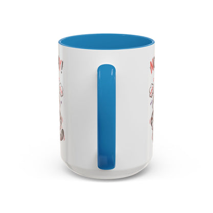 Funny Cat Mug - "Not Today! I'm Done" Accent Coffee Mug (11/15oz)