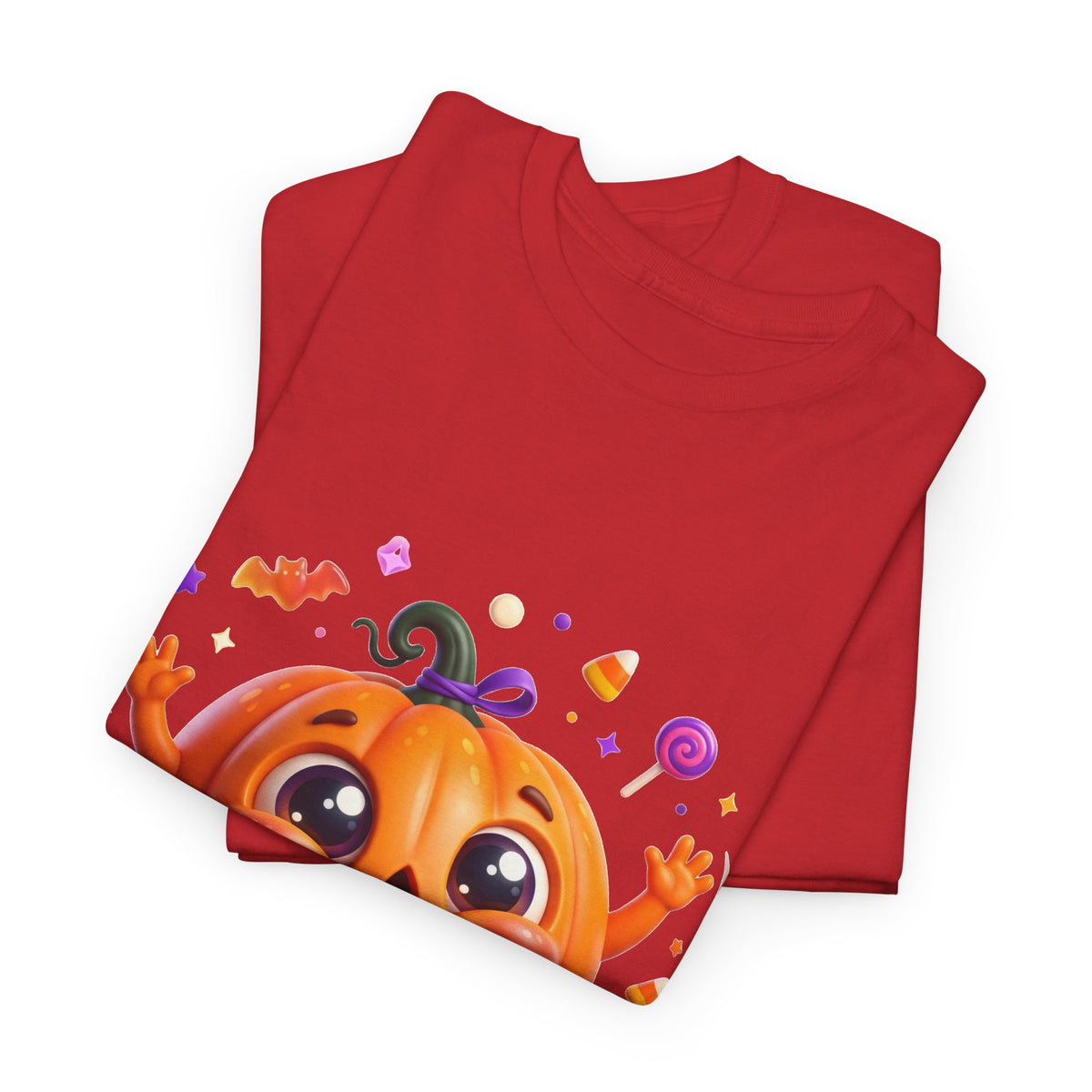 Halloween Pumpkin T‑Shirt — Happy Jack-O'-Lantern Candy Graphic Tee