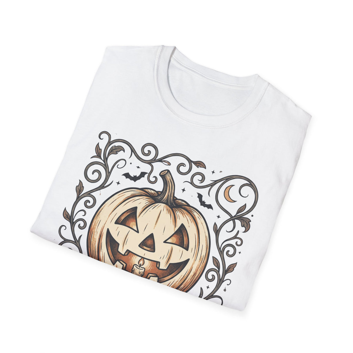 Halloween Pumpkin T-Shirt — "Haunted Harvest: Halloween Nights" Graphic Tee