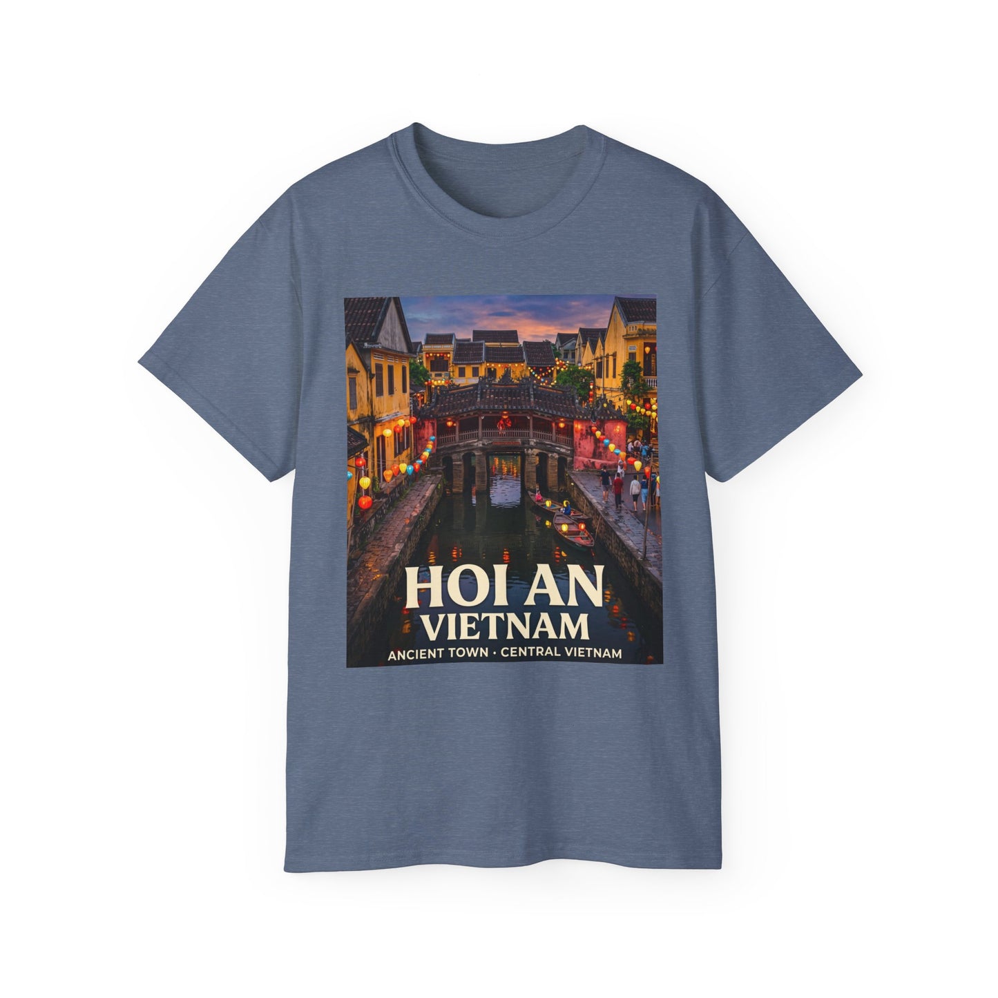Hoi An Vietnam Travel T-Shirt — Ancient Town Night Scene Tee