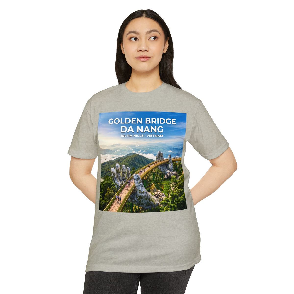 Golden Bridge Da Nang T-Shirt — Vietnam Travel Souvenir Tee