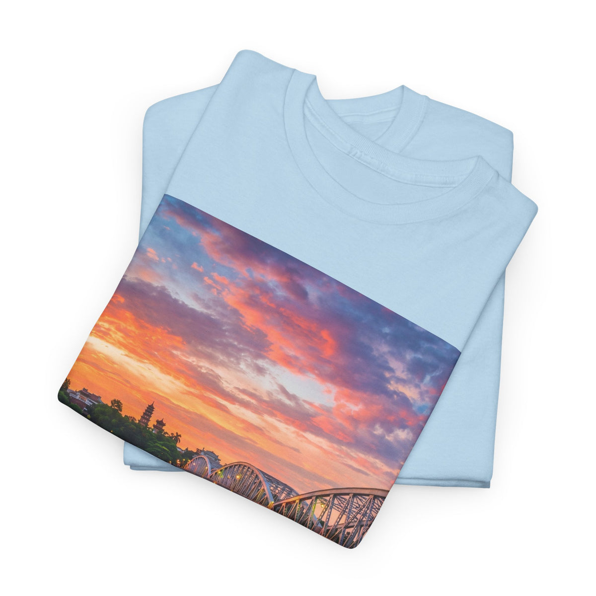 Hue Vietnam Sunset T-Shirt - Scenic Travel Souvenir Tee