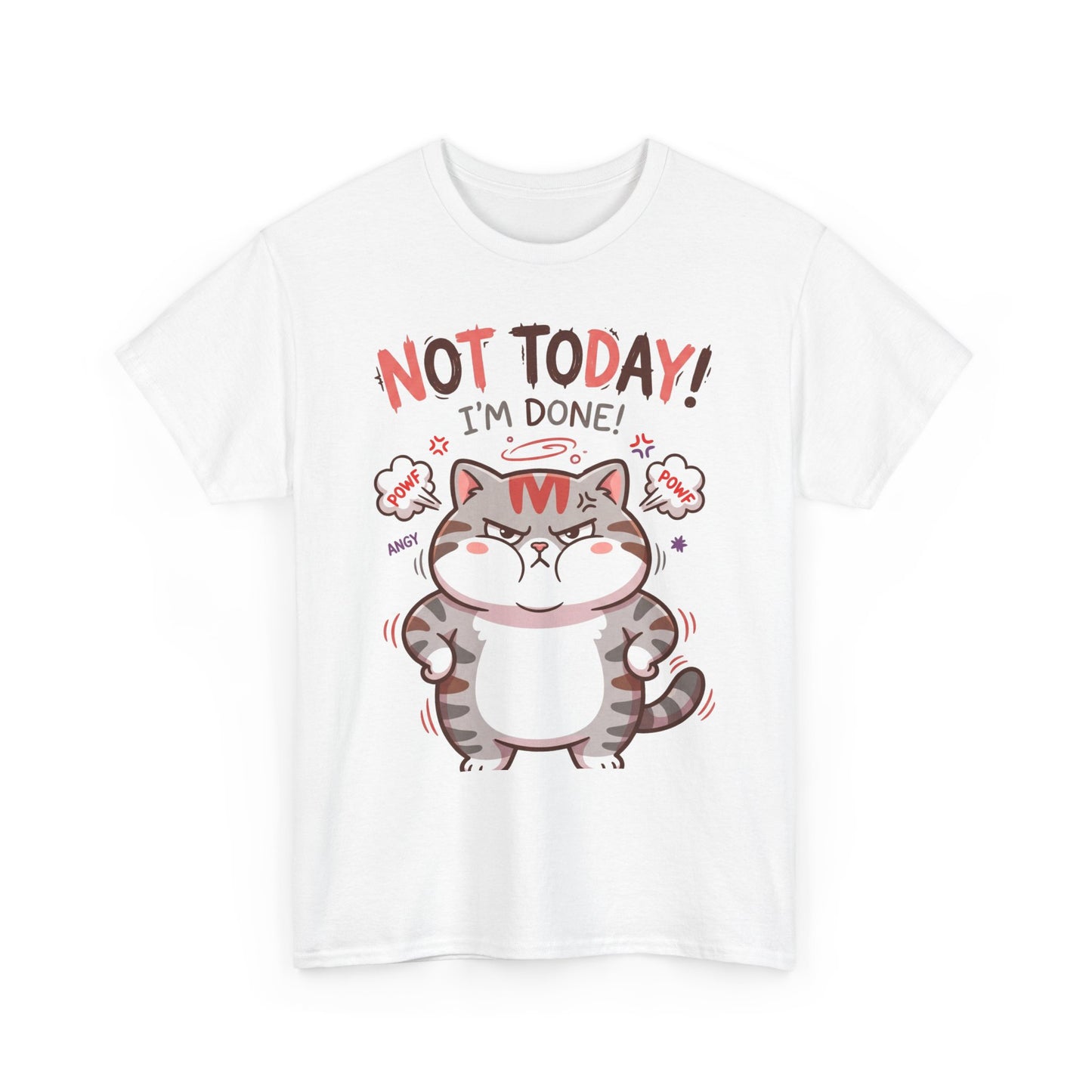 Not Today! I’m Done Cat T-Shirt