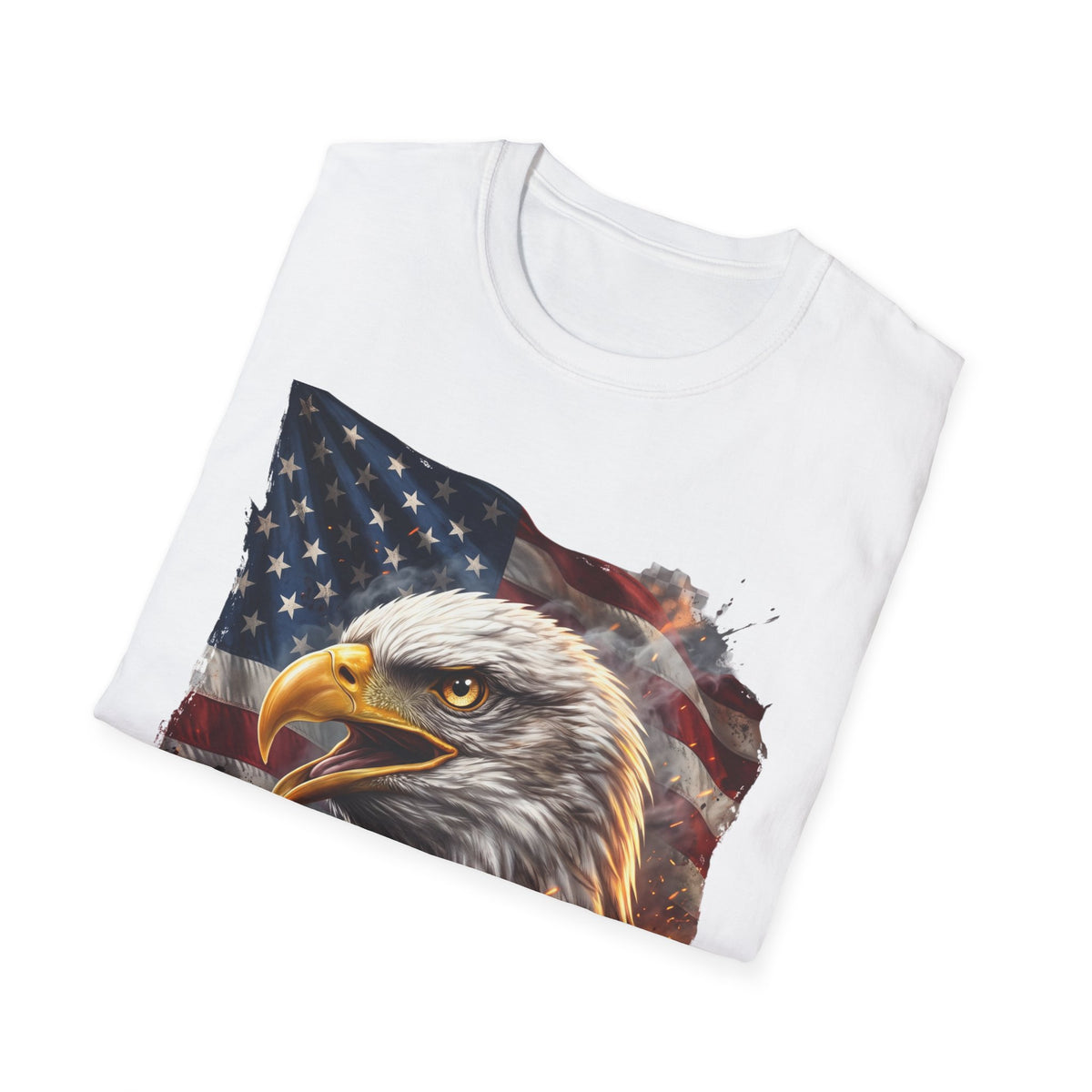 American Bald Eagle T-Shirt — Patriotic USA Flag Graphic Tee