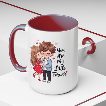 You Are My Little Forever Romantic Couple Coffee Mug