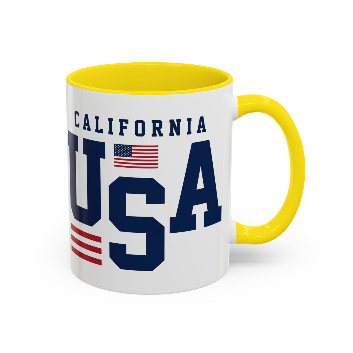 USA California Coffee Mug — Patriotic Accent 11/15oz