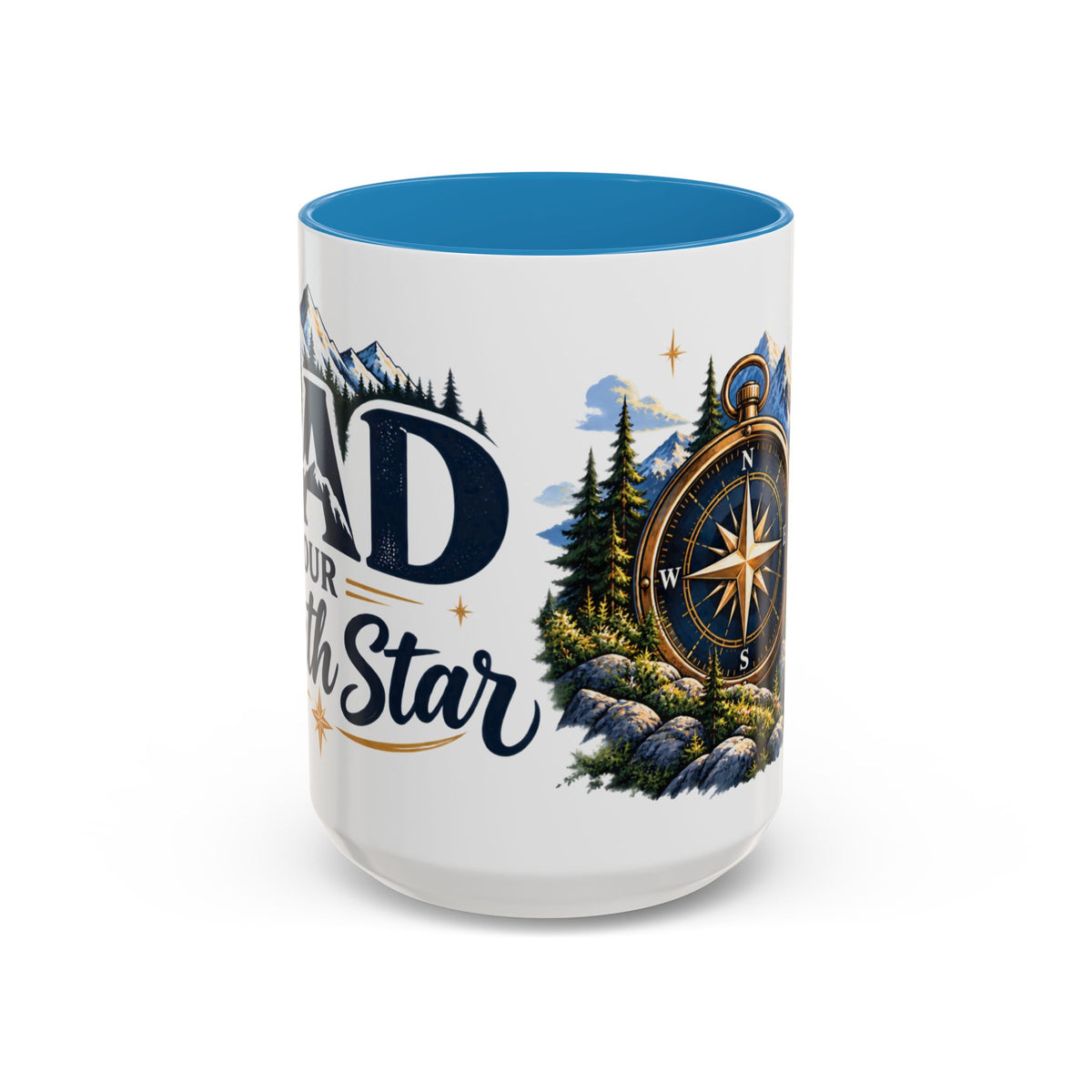Adventure Compass Mountain Coffee Mug
