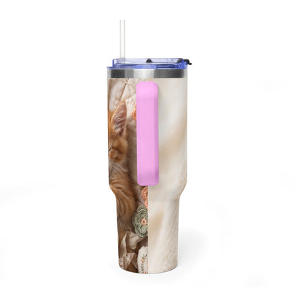 Cat Lover 40oz Thermal Tumbler