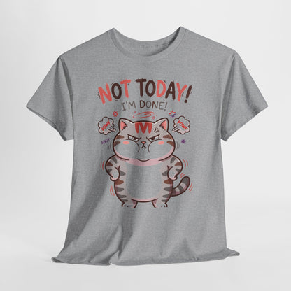 Not Today! I’m Done Cat T-Shirt