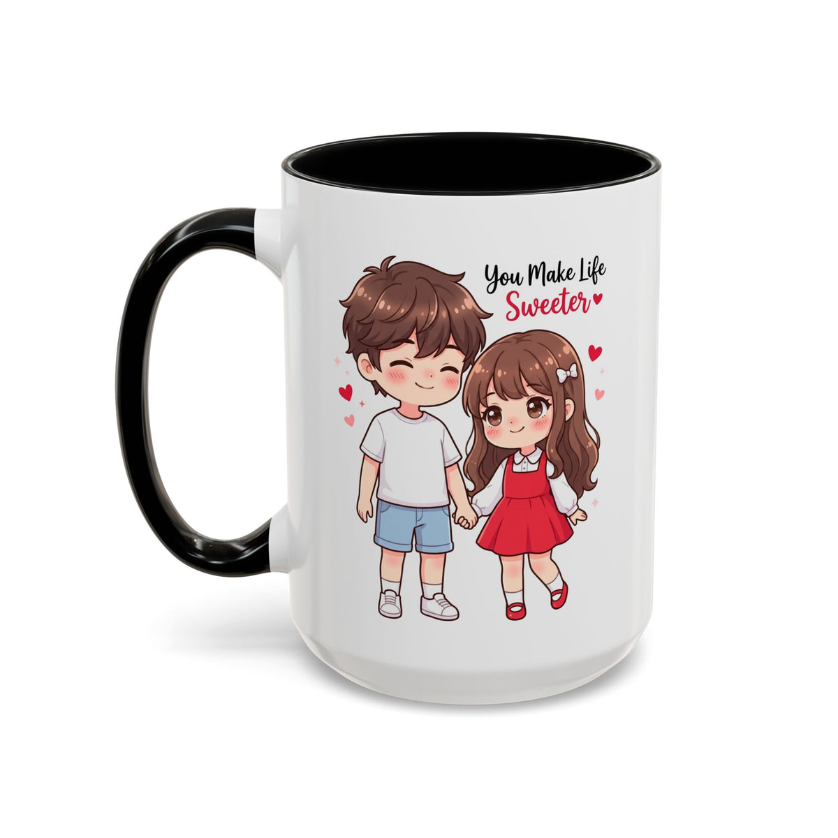 You Make Life Sweeter Couple Coffee Mug
