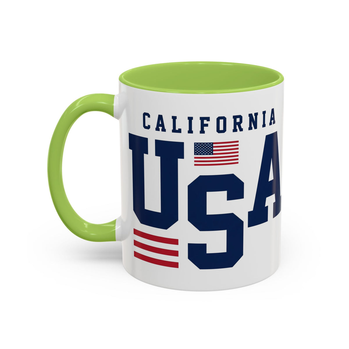 USA California Coffee Mug — Patriotic Accent 11/15oz