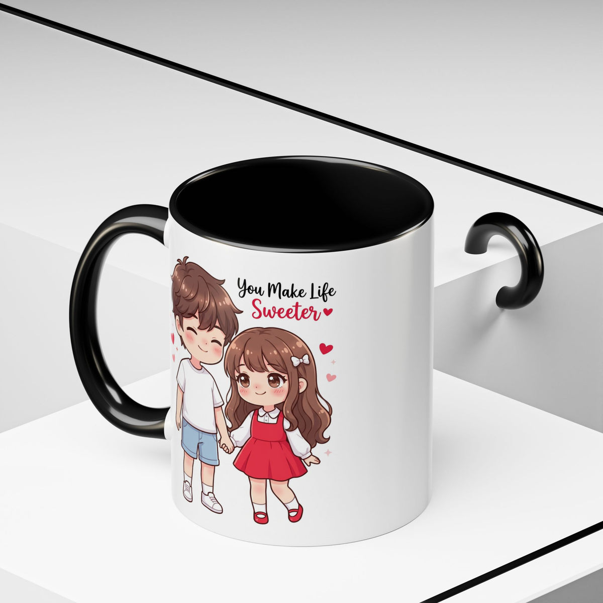 You Make Life Sweeter Couple Coffee Mug