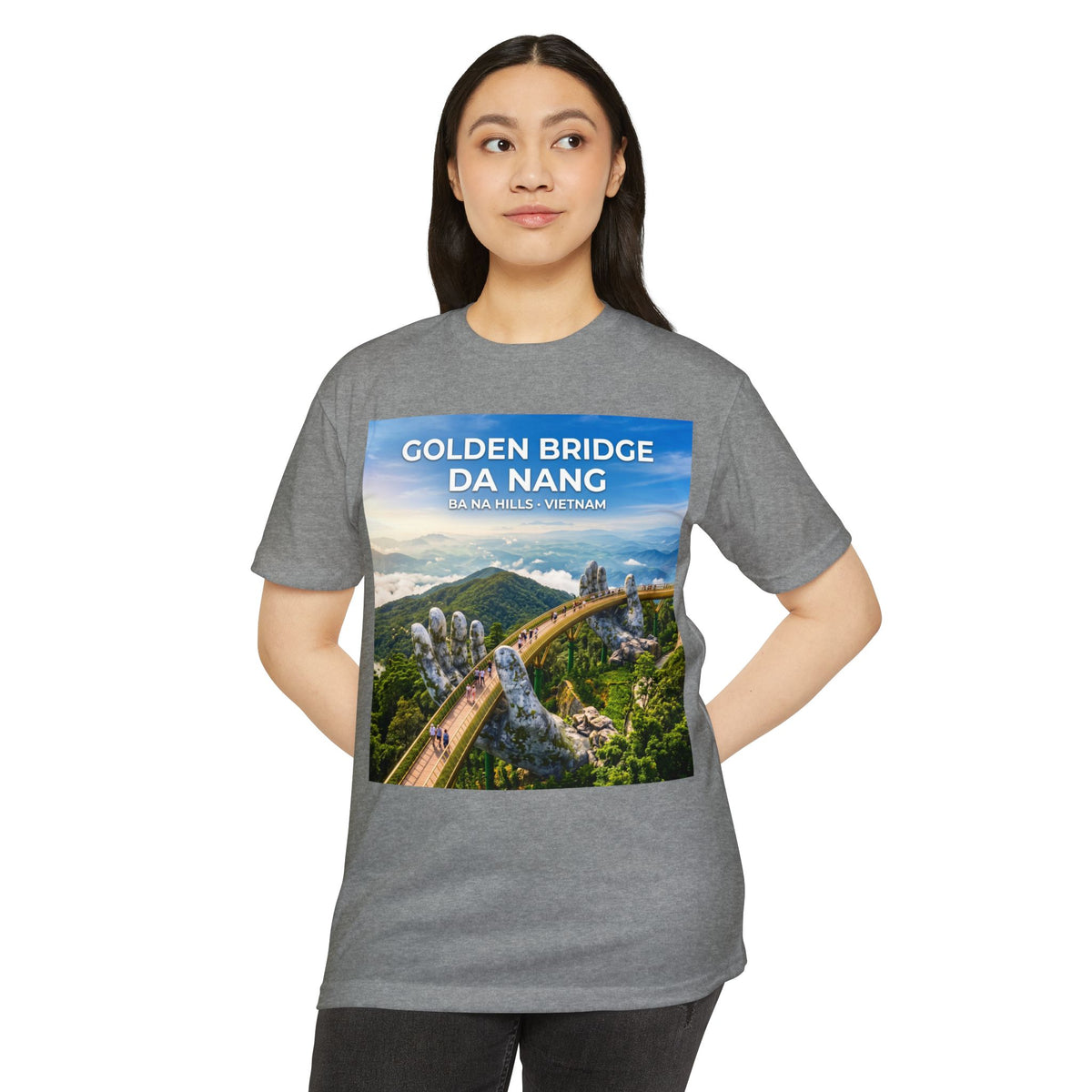 Golden Bridge Da Nang T-Shirt — Vietnam Travel Souvenir Tee