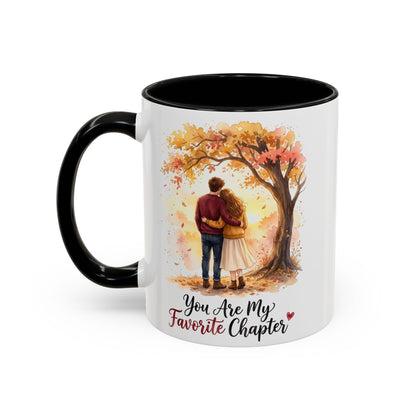 You Are My Favorite Chapter Romantic Autumn Coffee Mug