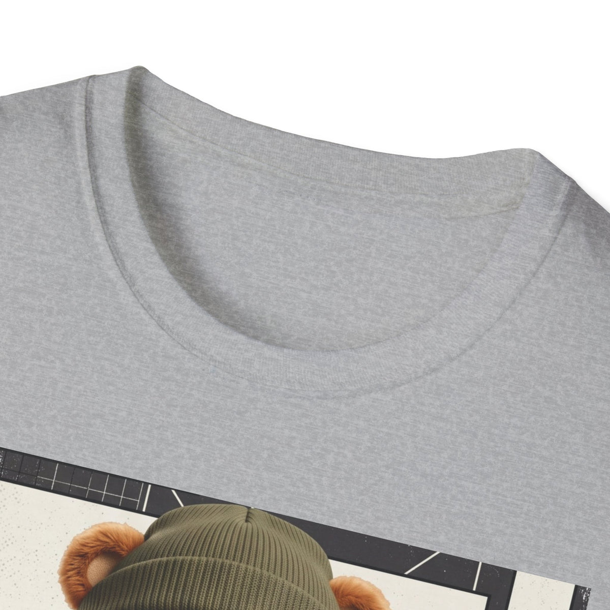 Teddy Bear Graphic T-Shirt — Streetwear Teddy in Beanie & Hoodie