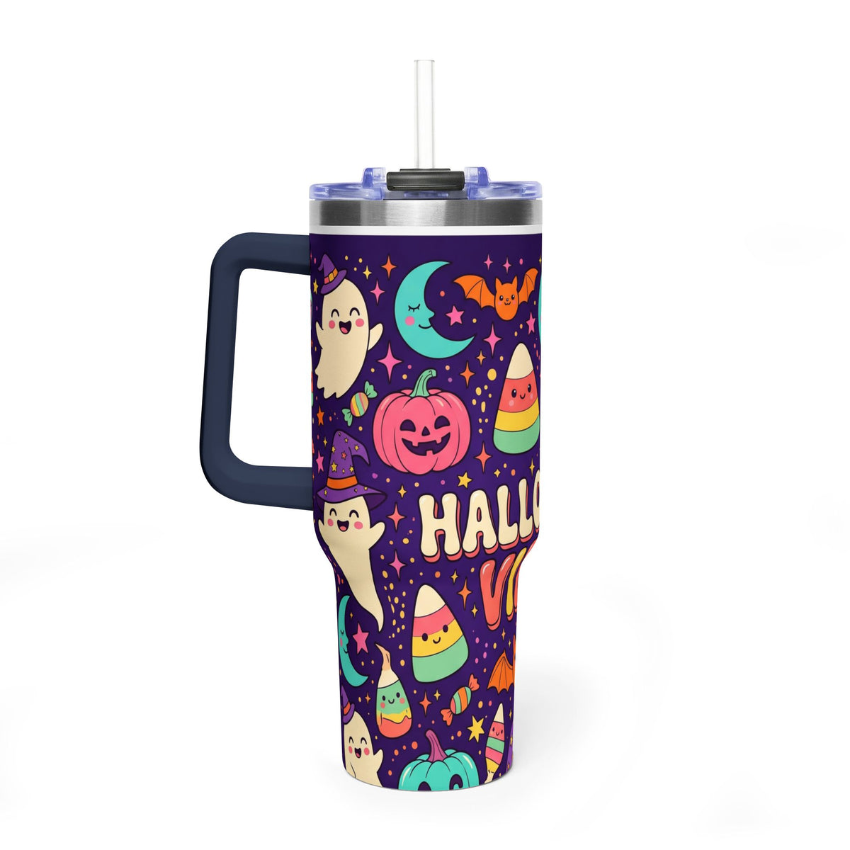 Halloween Vibes 40oz Thermal Tumbler