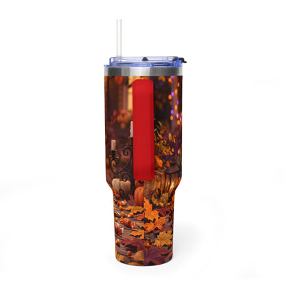 Halloween Pumpkin Jack-O’-Lantern 40oz Thermal Tumbler