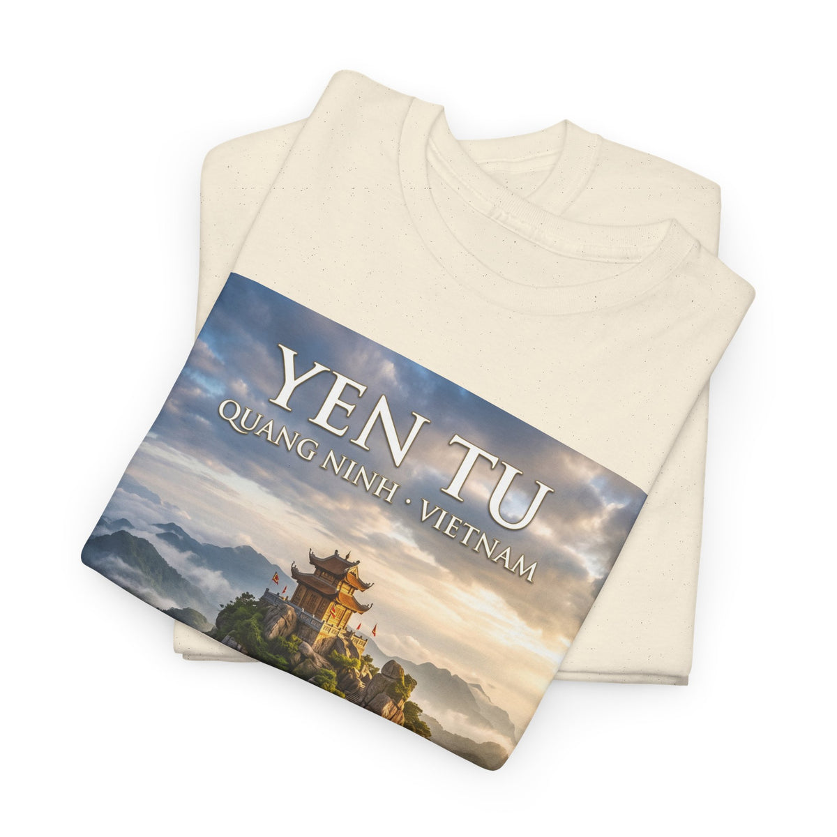Yen Tu Mountain Scenic Tee – 'YEN TU: Listen to the Silence' Travel Photography T-Shirt