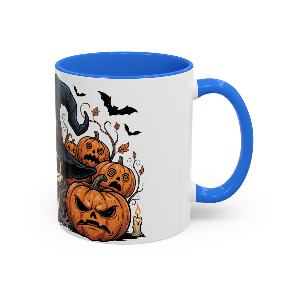Halloween Skull & Jack-o'-Lantern Mug (11oz/15oz)