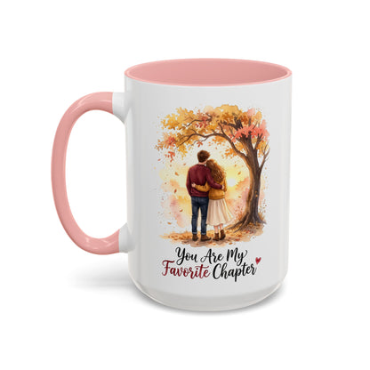 You Are My Favorite Chapter Romantic Autumn Coffee Mug