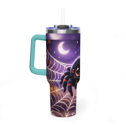 40oz Spider Web Moon Tumbler