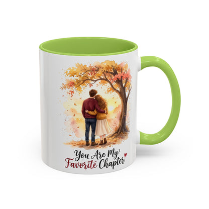 You Are My Favorite Chapter Romantic Autumn Coffee Mug