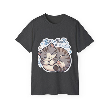 Sleeping Kitty T-Shirt — Cute Sleeping Cat Design (Zzz)