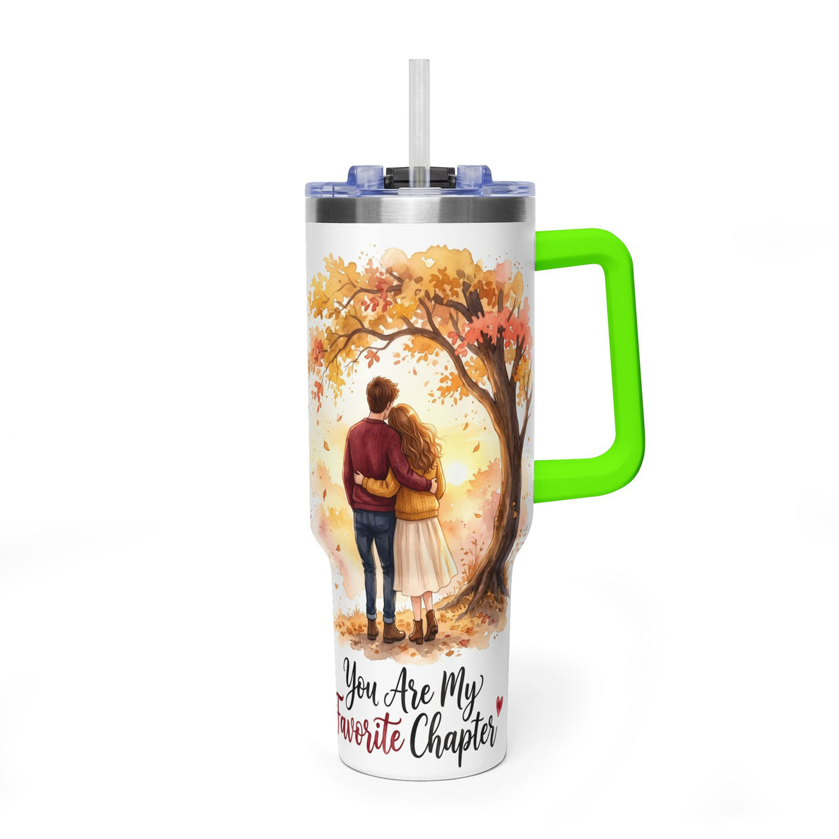 40oz Tumbler – You Are My Favorite Autumn Couple Gift