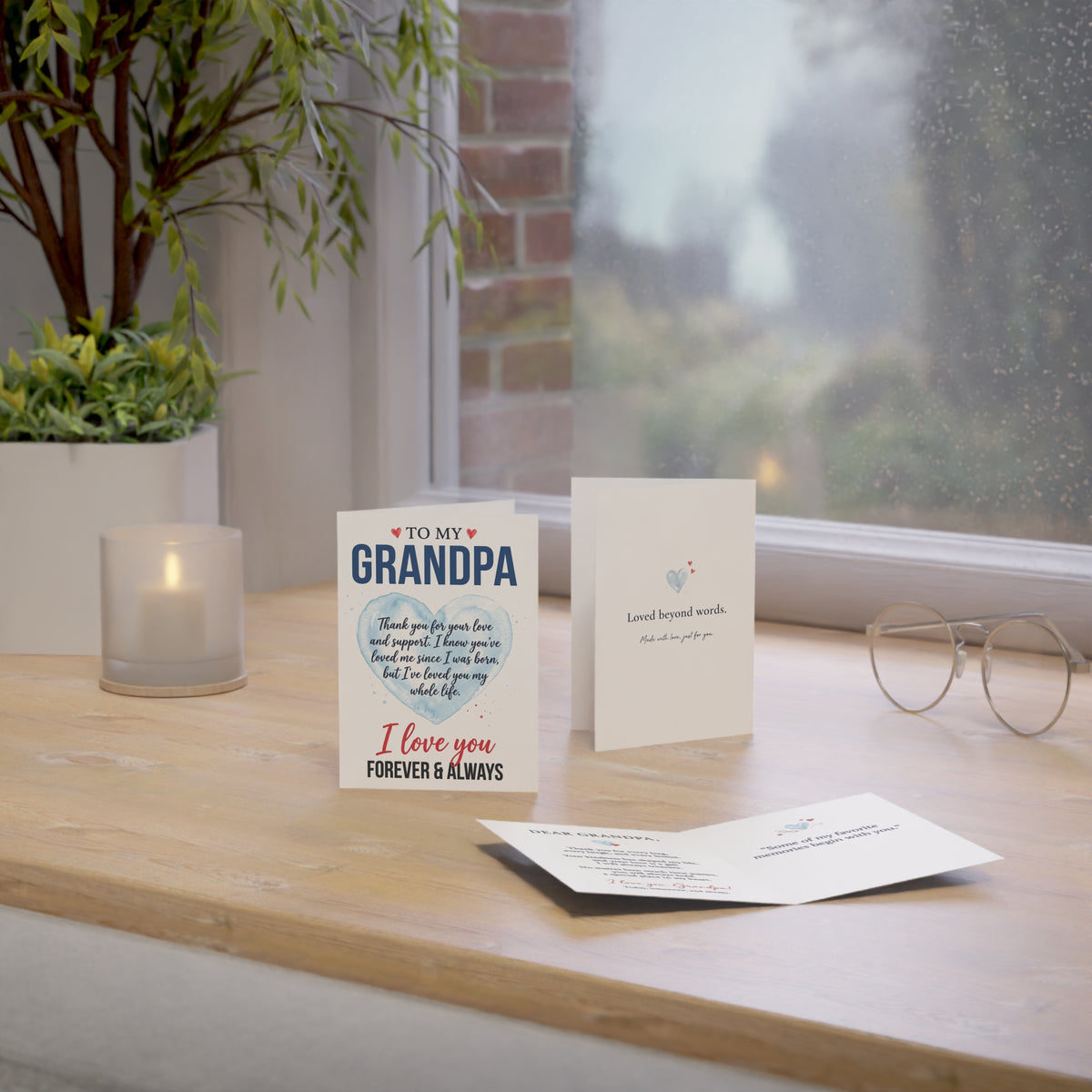 To My Grandpa Greeting Card – I Love You Forever & Always
