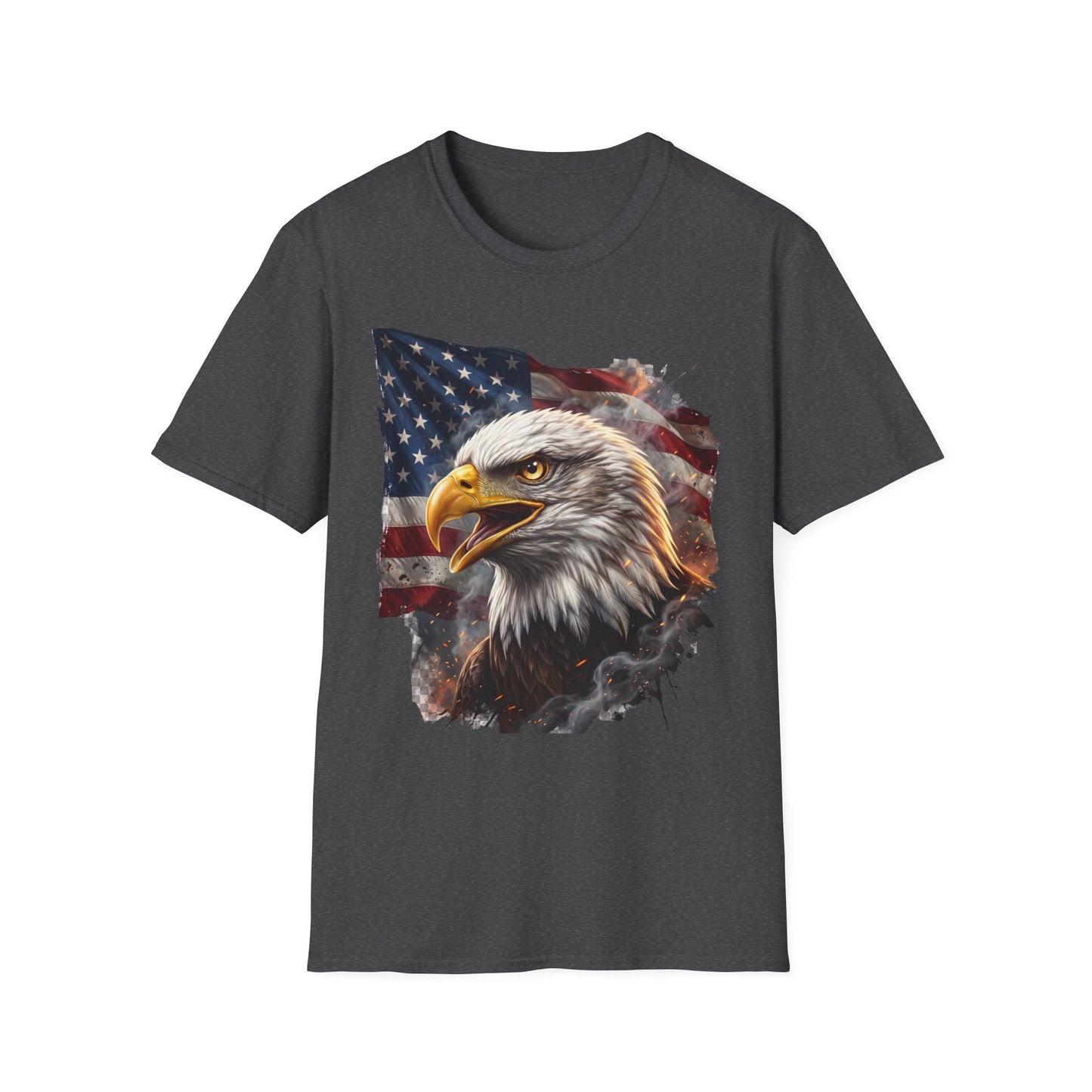 American Bald Eagle T-Shirt — Patriotic USA Flag Graphic Tee