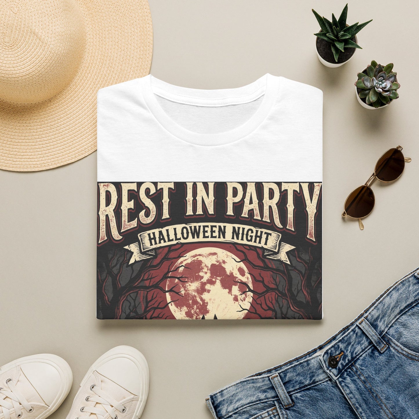 Rest in Party Halloween Night T-Shirt