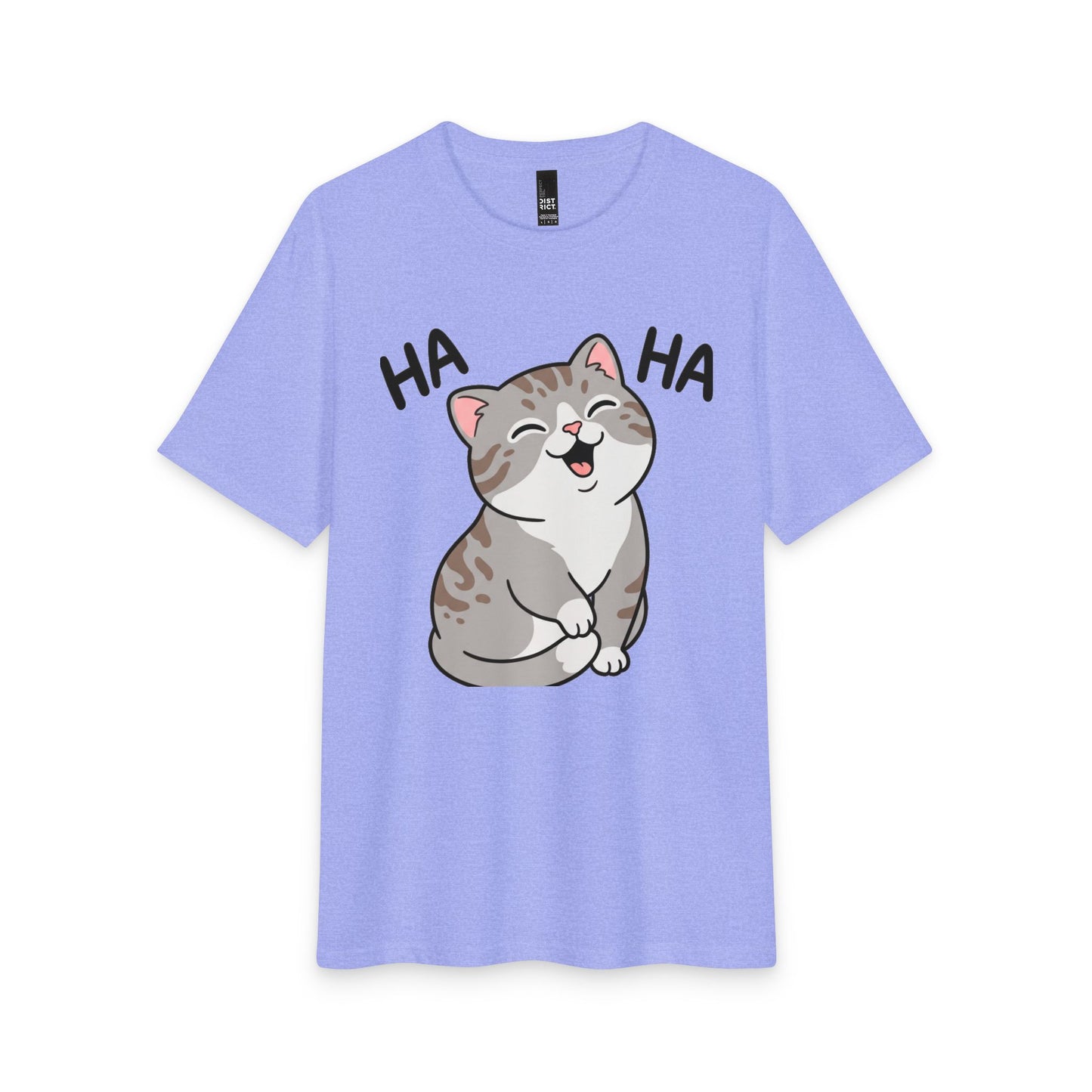 Laughing Cat T-Shirt — Cute 'HA HA' Graphic Tee