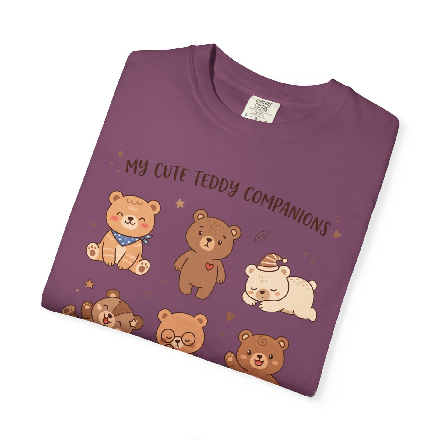 T-Shirt — Cute Teddy Companions Graphic Tee ("My Cute Teddy Companions — Little Warm & Cozy Friends")