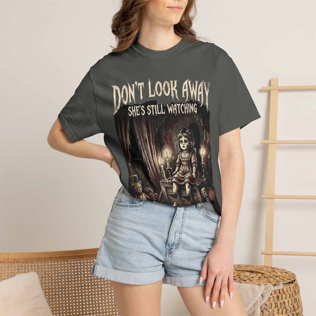Don't Look Away "She's Still Watching" T-Shirt