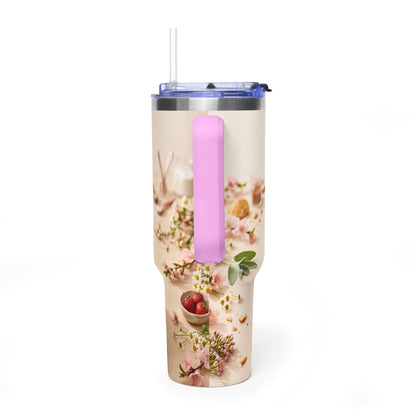 You Make Life Peachy Cat 40oz Travel Tumbler