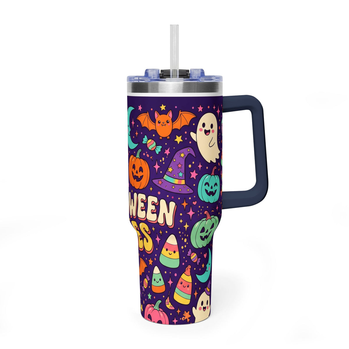 Halloween Vibes 40oz Thermal Tumbler