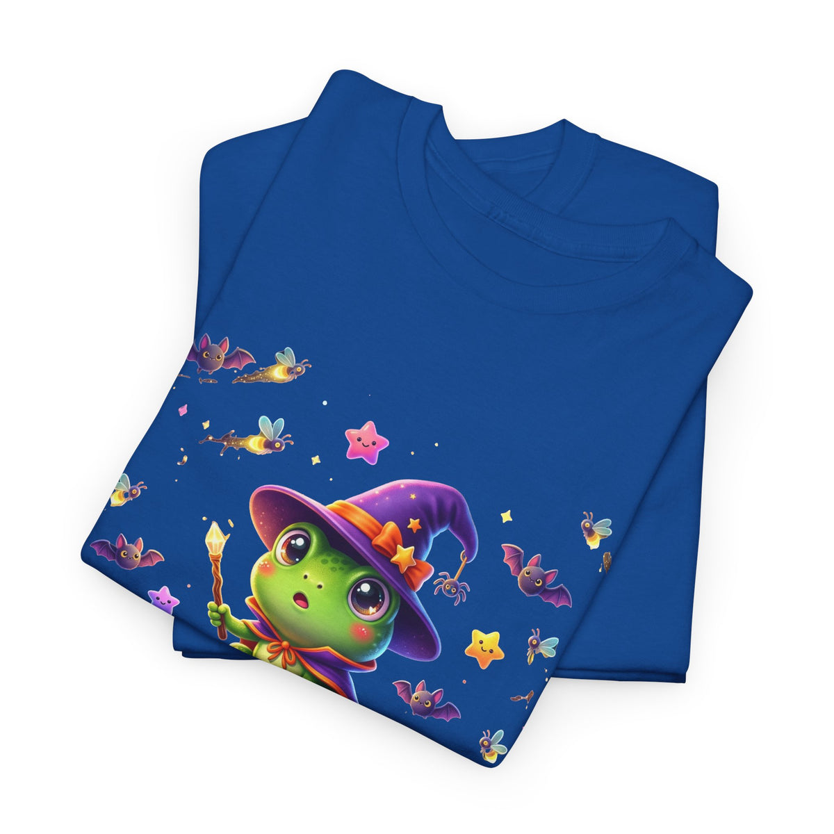Cute Witch Frog T‑Shirt — Magical Mushroom Halloween Tee