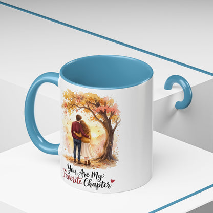 You Are My Favorite Chapter Romantic Autumn Coffee Mug