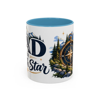 Adventure Compass Mountain Coffee Mug