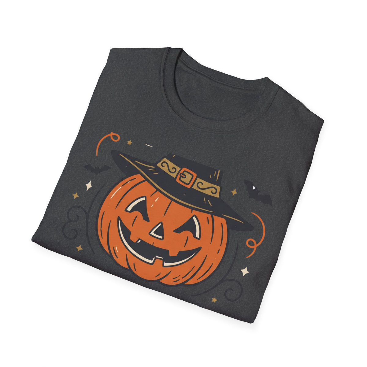 Spooky Season Pumpkin Tee — Jack-O'-Lantern Graphic Halloween T-Shirt