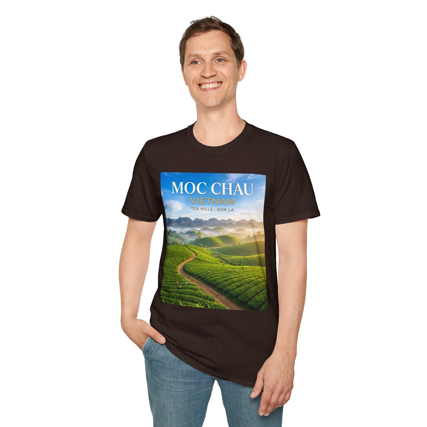 Moc Chau Vietnam Tee – Tea Hills of Son La Scenic Travel T-Shirt