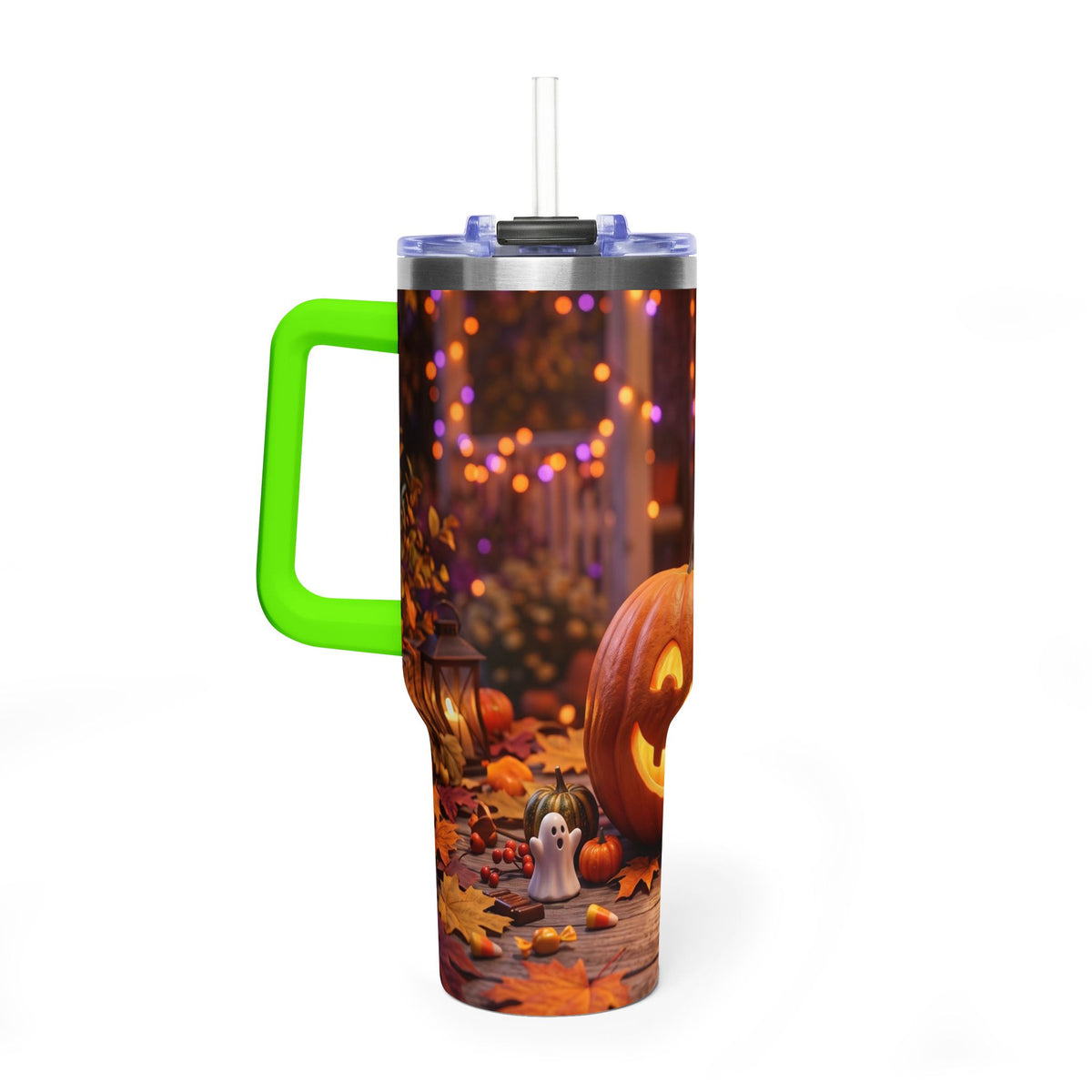 Halloween Pumpkin Jack-O’-Lantern 40oz Thermal Tumbler