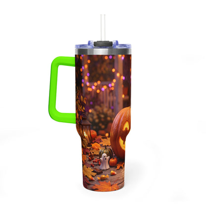 Halloween Pumpkin Jack-O’-Lantern 40oz Thermal Tumbler