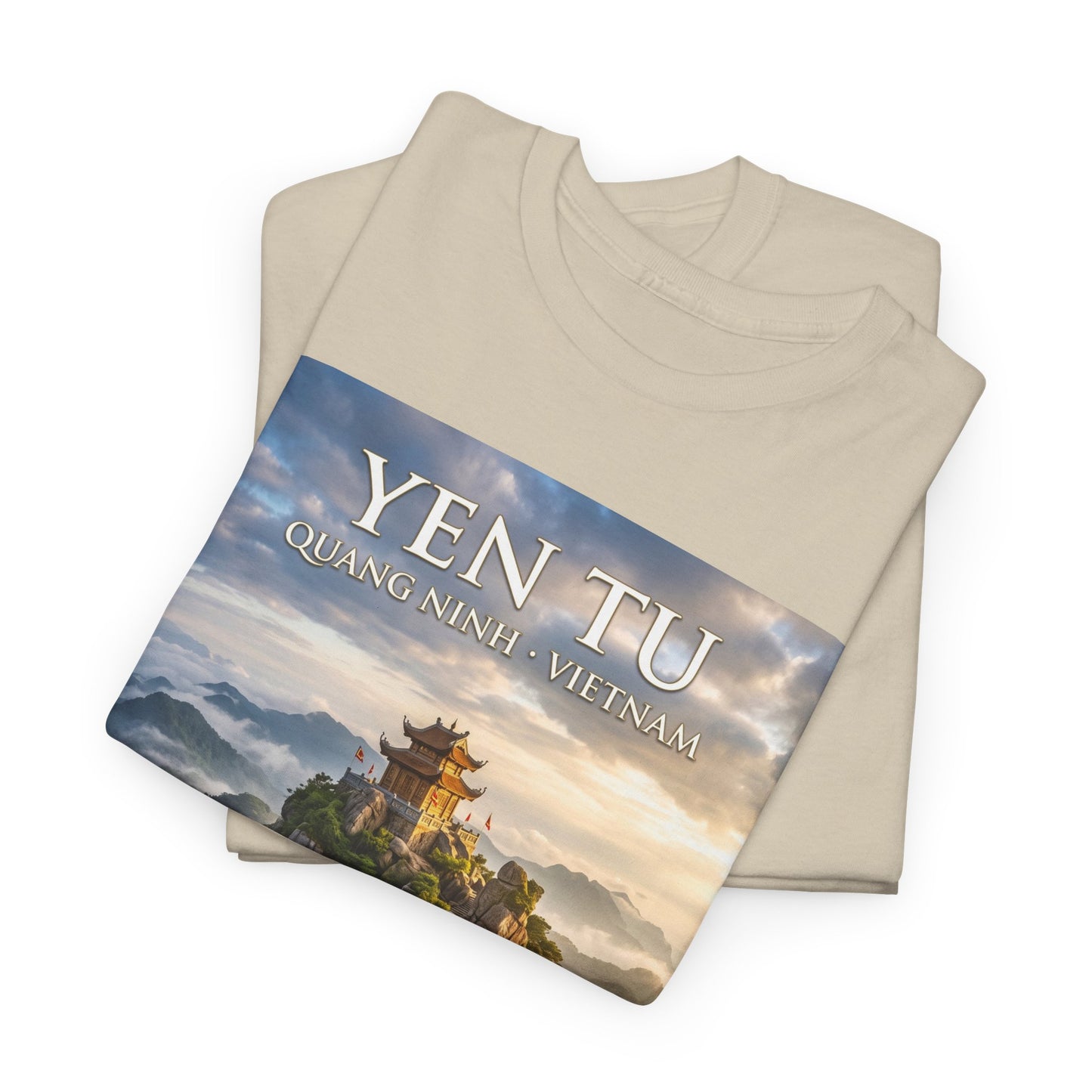Yen Tu Mountain Scenic Tee – 'YEN TU: Listen to the Silence' Travel Photography T-Shirt