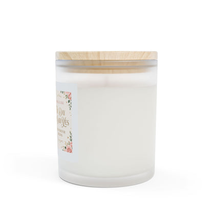 Frosted Glass Candle, 11oz