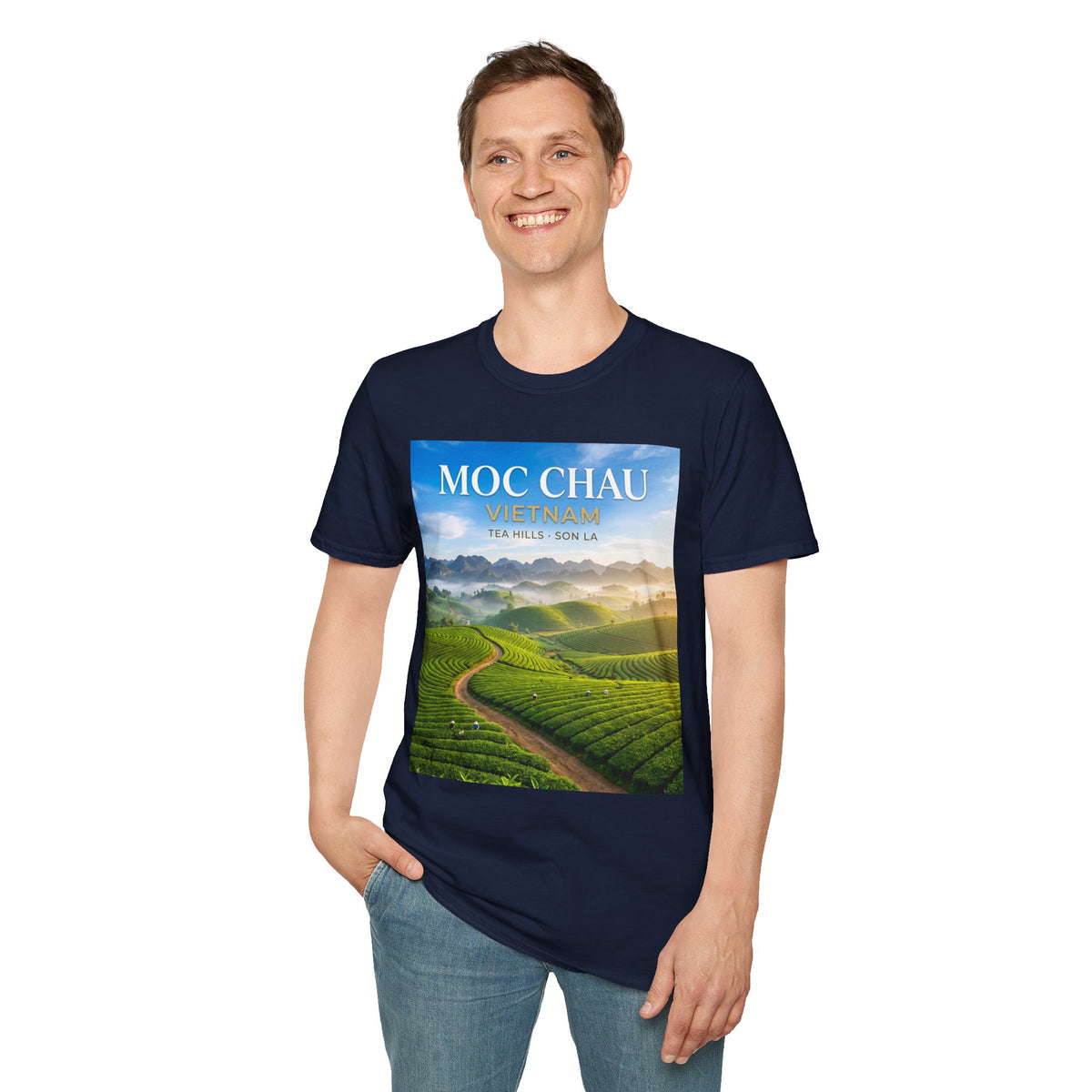 Moc Chau Vietnam Tee – Tea Hills of Son La Scenic Travel T-Shirt